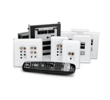 ON-Q/LEGRAND  AU5544-LA  AU5544LA                 Zone Kit, Studio, 4-Zone, Multi-Source, 24 Volt DC, Cat 5 Cable, RJ45 Receptacle, Light Almond, With Mounting Hardware, For Audio System