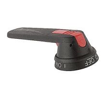 ABB  OHB175J12   Pistol Handle, LP65, 175mm Black, Padlockable, Defeatable, Uses 12mm2 Shaft