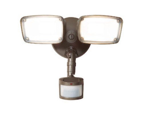 COOPER LIGHTING LLC  MST203T18B   180 TWIN HEAD LED FLOODLIGHT 3 ADJUSTABLE CCT - BRONZE