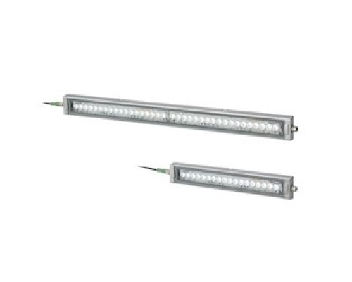 PATLITE USA CORPORATION CLK3CL-24AG-CD  LED Bar light, Aluminum, 300mm, Daylight white, Tempered glass, Daisy Link, M12 connector; IP66G, IP67G, IP69K