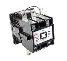 ABB  EHDB220C-YL   3 pole, 2 NO and 1 NC, plus 1 NO and 1 NC auxiliary contacts, 220 amp, DC drive, dynamic breaking contactor, with a 24V DC coil