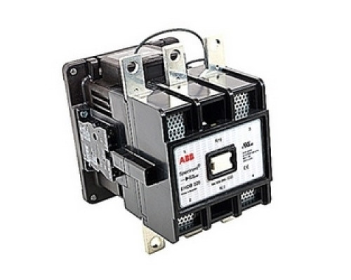 ABB  EHDB220C-YL   3 pole, 2 NO and 1 NC, plus 1 NO and 1 NC auxiliary contacts, 220 amp, DC drive, dynamic breaking contactor, with a 24V DC coil