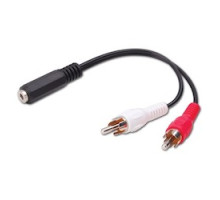 VANCO  110422                 3.5mm Stereo Jack to 2-RCA Male Plugs 