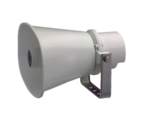 TOA ELECTRONICS INC  SC-615                 Paging Horn Speaker, 15 Watt, 280 Hertz to 12.5 Kilohertz, 112 dB, 222 MM Width x 234 MM Depth x 179 MM Height, ABS Plastic Off-White Cover, For Public Address Announcement
