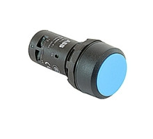 ABB  CP1-10L-10   Non Illum, Flush Push Button Momentary, Flush 1NO Contact Blue