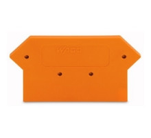 WAGO CORPORATION  281-317   END AND INTERMEDIATE PLATE 3 MM THICK ORANGE