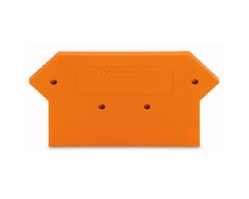 WAGO CORPORATION  281-317   END AND INTERMEDIATE PLATE 3 MM THICK ORANGE