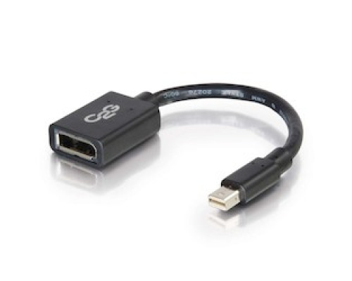 C2G  CG54303  54303                 6in C2G Mini DisplayPort M To DisplayPort F, Black