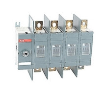 ABB  OT200U04   4 pole, 200 amps rated at 600 V AC, UL 98, open non-fusible disconnect switch