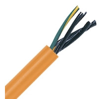 LAPP GROUP 781204         Severe Duty Power Cable; Bus Drop Cable, Stationary 12 AWG 4 mm2 , 4 conductor, Orange TPE Jacket, 0.474