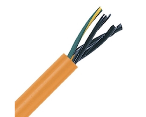 LAPP GROUP 781204         Severe Duty Power Cable; Bus Drop Cable, Stationary 12 AWG 4 mm2 , 4 conductor, Orange TPE Jacket, 0.474