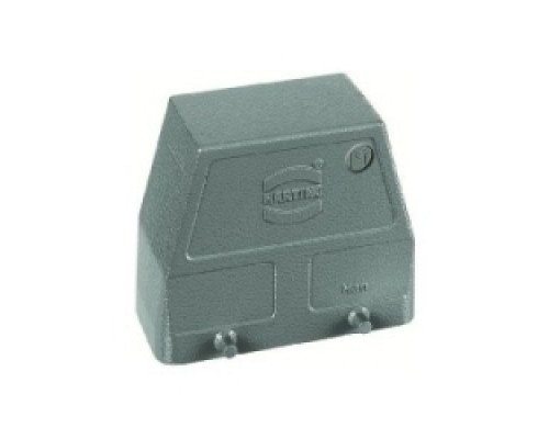 HARTING  19300160528   Metal Han B Hood, size 16 B, Side Entry HC 4 Pegs M40