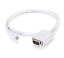 C2G  CG54679  54679                 3 ft. Mini DisplayPort To VGA Cable White