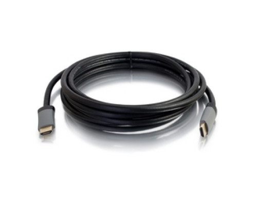 C2G  CG50624  CG50624                 HDMI Cable, High Speed, In-Wall, Male to Male, 4K at 60 Hertz Resolution, 28 AWG Tinned Copper, CL2 Rated, 1.5’ Length, PVC Black Jacket, With Ethernet