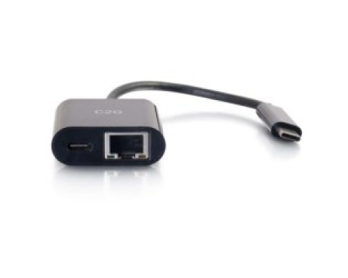 C2G  CG29749  CG29749                 C2G 2-Port USB C Hub - USB C to Ethernet - USB C to USB C - Power Delivery up to 60W