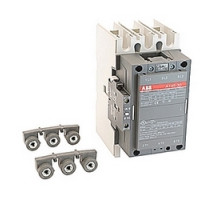 ABB  A145-30-11-81   3 pole, 230 amp, non-reversing across the line contactor with 24V AC coil and 1 NO and 1 NC auxiliary contacts