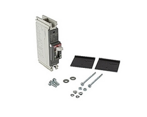 ABB  A1N050TW-1   1 pole, 50 amps rated at 240V AC and 125V DC, fixed trip point molded case circuit breaker, with a thermal magnetic trip device and 14kA at 240V AC and 10kA at 125V DC interrupt current rating