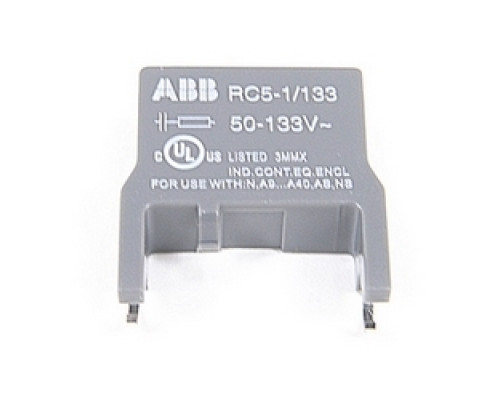 ABB  RC5-1/133   50-133V AC operated surge suppressor for AS09 through AS16 and A9 through A40 across the line contactors