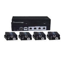 NETWORK TECHNOLOGIES/IN OH  VOPEX-C64K18GB-4                 4K 60Hz 4:4:4 HDMI Splitter/Extender via CAT5e/6, 4-Port