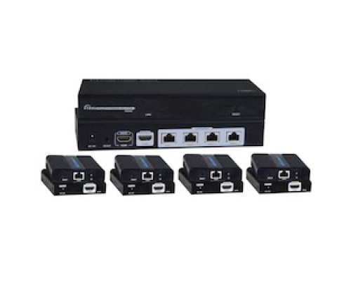 NETWORK TECHNOLOGIES/IN OH  VOPEX-C64K18GB-4                 4K 60Hz 4:4:4 HDMI Splitter/Extender via CAT5e/6, 4-Port