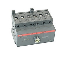 ABB  OT63F3C   3 pole, 60 amps rated at 600 V AC, UL 508, double throw open non-fusible disconnect switch