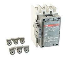 ABB  A145-30-11-34   3 pole, 230 amp, non-reversing across the line contactor with 208V AC coil and 1 NO and 1 NC auxiliary contacts