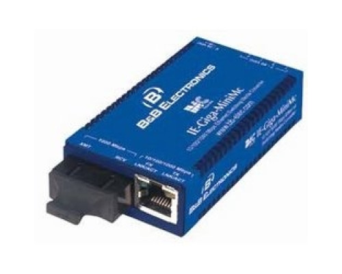 ADVANTECH  IMC-370I-MM-PS  856-18830   Miniature media converter, TX/SX-MM850-SC, industrial grade 10/100/1000 IE-Giga-MiniMc with AC power