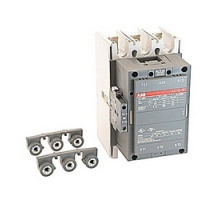 ABB  A210-30-11-34   3 pole, 350 amp, non-reversing across the line contactor with 208V AC coil and 1 NO and 1 NC auxiliary contacts