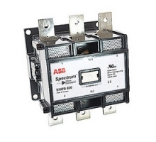 ABB  EHDB800C-1L   3 pole, 2 NO and 1 NC, plus 1 NO and 1 NC auxiliary contacts, 800 amp, DC drive, dynamic breaking contactor, with a 120V AC coil