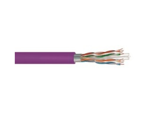 COMMSCOPE UNIPRISE SOLUTIONS UN874028504/10 CS34P VLT C6 4/23 F/UTP RL 1KFT         CS34P Category 6 F/UTP Cable, plenum, violet jacket, 4 pair count, 1000 ft 305 m length, reel