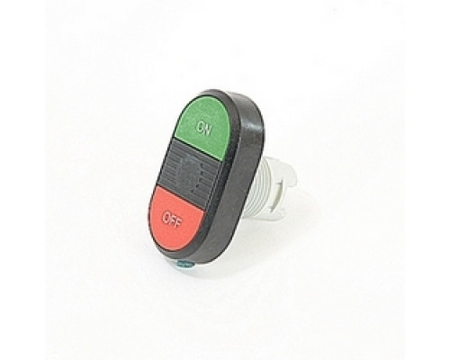 ABB  MPD3-11B   Modular green and red non-illuminated double pushbutton with ON/OFF markings and 22mm mounting
