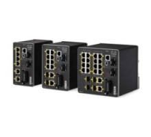 CISCO  IE-2000-16TC-G-E   Industrial Ethernet Switch, Managed, DIN-Rail Mount, 20-port, 16 X 10/100 + 2 X Combo Gigabit SFP+ 2 X Fast Ethernet SFP, 64 MB Flash Memory, 5