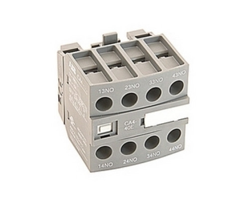 ABB  CA4-40E   Front mounted instantaneous auxiliary contact block with 4 NO contacts