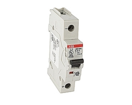 ABB  S201UDC-K8  2CDS271517R0407   Mini Breaker, S200U, 8A, 1 Pole, Trip K, DC