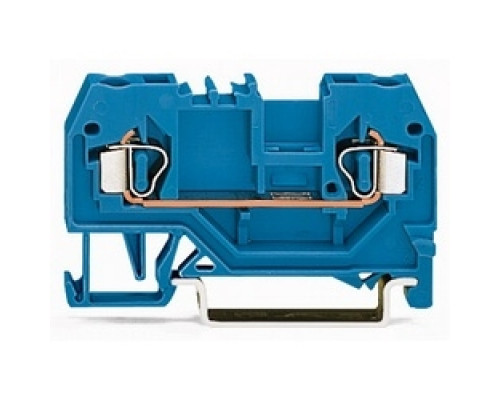 WAGO CORPORATION  280-904   2-conductor Through Terminal Block; 2.5 mm2; Suitable For Ex I Applications; Center Marking; For Din-rail 35 X 15 And 35 X 7.5; CAGE CLAMP