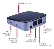 VANCO  PABT410                 Transmitter/Receiver w/Bluetooth 4.1 Wireless Technology