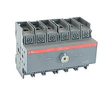 ABB  OT30F3C   3 pole, 30 amps rated at 600 V AC, UL 98, double throw open non-fusible disconnect switch