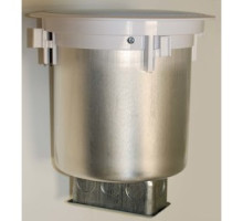 LENCORE ACOUSTICS LLC  LG035M6-HB                 Classic Speaker, Ceiling Plate, Handy box, brushed aluminum housing, White cover, Main