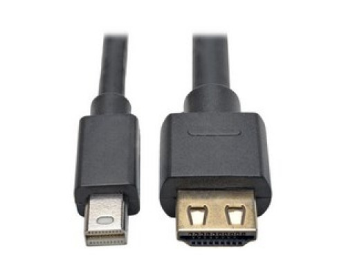 TRIPP LITE P586-003-HD-V2A         Mini DisplayPort 1.2a to HDMI Active Adapter Cable with Gripping HDMI Plug, HDMI 2.0, HDCP 2.2, 4K x 2K @ 60 Hz M/M , 3 ft.