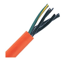 LAPP GROUP 781404         Severe Duty Power Cable; Bus Drop Cable, Stationary 14 AWG 2.50 mm2 , 4 conductor, Orange TPE Jacket, 0.406