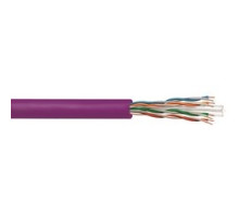 COMMSCOPE UNIPRISE SOLUTIONS UN884027514/10 CS37R VLT C6 4/23 U/UTP CPK 1KFT  CS37R ETL Verified Category 6 U/UTP Cable, non-plenum, violet jacket, 4 pair count, 1000 ft 305 m length, CommPak