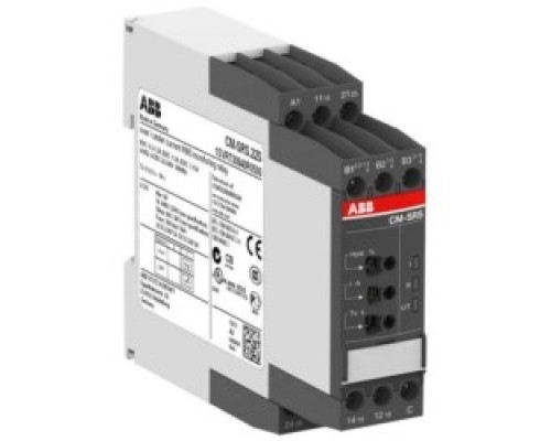 ABB  1SVR730840R0500   Current Monitoring Relays 0.3-1.5 A, 1-5 A, 3-15 A 24-240 V Scrw Term