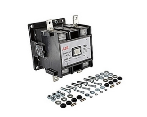 ABB  EHDB520C2P-1L   2 pole, 2 NO, plus 1 NO and 1 NC auxiliary contacts, 520 amp, DC drive, dynamic breaking contactor, with a 120V AC coil