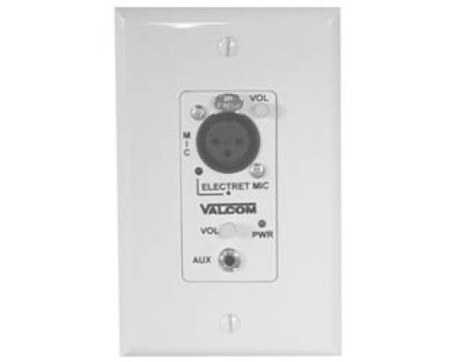 VALCOM  V-9984-W                 In-Wall Remote Mixer, White