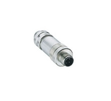 LUMBERG AUTOMATION  900001428  900001428   Field attachable connector, M12 male connector, 3- and 4-pole with threaded joint, shieldable, assembling with spring-type terminals. _ 0986 EMC 102: 4 poles, D coding, especially suitable for Industrial Eth