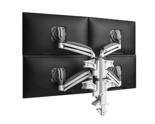 CHIEF MANUFACTURING  KXC420W                 KX Column Desk Mount QUAD 2L Arms White