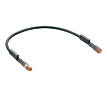 LUMBERG AUTOMATION  934876008  RSM 5-293/5 M   Sensor/Actuator Cordset, Single-ended: M8, 5-Pole, Male Straight Connector With Snap-in Attachment And Molded, Cable: PUR Jacket, 0.34 mm2 Ca. AWG 22, Black Color, Halogen-free, Drag Chain Proof, 5 Meter