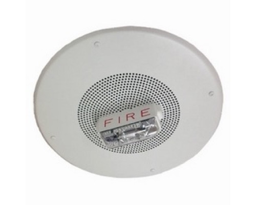 BOSCH SECURITY SYSTEMS  S8-24MCCH-FW                 Ceiling Speaker/strobe, 25/70V 115/177cd