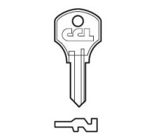 CCL SECURITY PRODUCTS  8618C-R1  652                 Lock Key Blank, 5-Pin, For Pin Tumbler Lock