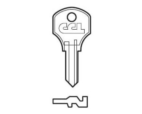 CCL SECURITY PRODUCTS  8618C-R1  652                 Lock Key Blank, 5-Pin, For Pin Tumbler Lock